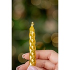 Свечи «Новогодние», набор 8 шт., 1.5 см×1.5 см×15 см - фото 809608128