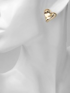 Серьги пластик «Сердца» течение, цвет золото - Фото 2