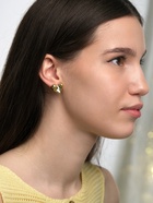 Серьги пластик «Сердца», течение, цвет золото - Фото 2