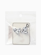 Серьги пластик «Сердца», течение, цвет серебро - Фото 6