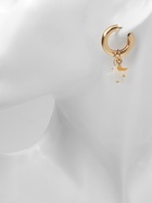 Серьги со съёмным элементом «Трансформер» звёзды, белые в золоте - Фото 8