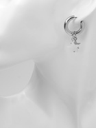 Серьги со съёмным элементом «Трансформер» звёзды, белые в серебре - Фото 7