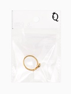 Кольцо «Змея» миниатюрная, бело-зелёное в золоте, безразмерное - Фото 6