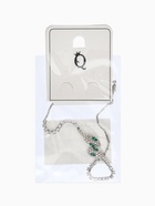 Браслет со стразами «Змея», цвет зелёный в серебре  (артикул 10484404)  большой выбор товаров оптом и в розницу по низким ценам с доставкой