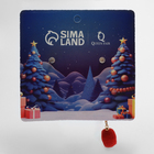 Серьги висячие «Новогодние» медведь, цветные в золоте - Фото 6