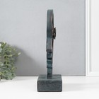 Сувенир полистоун бюст "Человек с шестерёнками в голове"  16х8х26 см - фото 25472875