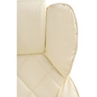 Кресло для руководителя Kolsonметалл/экокожа, хром/кремовый 64x68x114 см 10510432