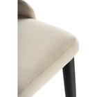 Стул для кухни Kora, на металлокаркасе, цвет чёрный/бежевый - Фото 8