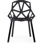 Пластиковый стул One PC-015 металл/пластик, черный 55x56x80 см 10510984