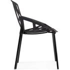 Пластиковый стул One PC-015 металл/пластик, черный 55x56x80 см 10510984