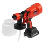 Краскопульт аккумуляторный ТУНДРА, 21 В, 800 мл, 1.5 Ач, 650 мл/мин, сопло 1.8/2.5 мм - Фото 10