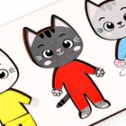 Головоломка деревянная для детей. Повтори по образцу «Котики» - Фото 5