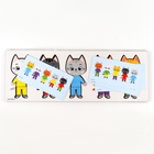 Головоломка деревянная для детей. Повтори по образцу «Котики» - Фото 9