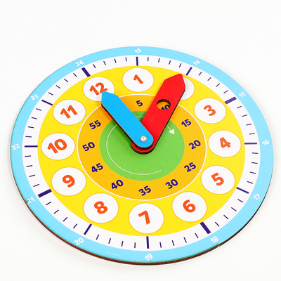 Развивающая игра «Часы. Учим время», 16 карточек, 16 фишек