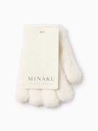 Перчатки для девочки MINAKU, белые, 14 см - фото 119355796