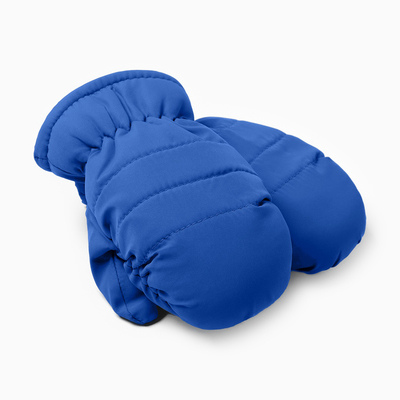 Варежки зимние детские MINAKU, синие, 15 см