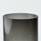 Ваза для цветов «Тренди» из черного стекла 20×9×9 см - фото 25501276