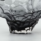 Ваза для цветов «Диаманд блэк» из черного стекла 23×26×26 см - фото 25501313