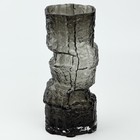 Ваза для цветов «Маунтин блэк» из черного стекла 30×13×13 см - Фото 2
