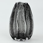 Ваза для цветов «Канди блэк» из черного стекла 20×14×14 см 10547487