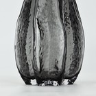 Ваза для цветов «Канди блэк» из черного стекла 20×14×14 см 10547487