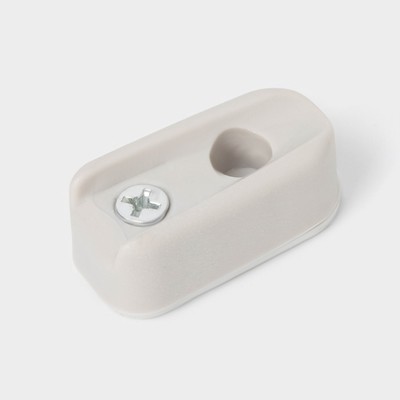 Ложка для обуви с магнитным держателем, 61.5×4.1×2 см, белая