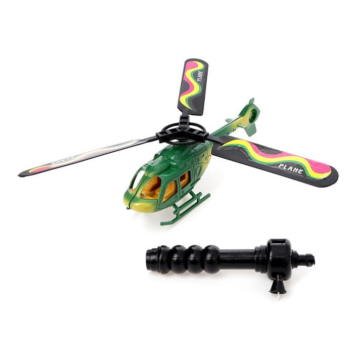 Вертушка для детей «Вертолёт. Разведчик», с запуском, цвета МИКС - фото 3612662