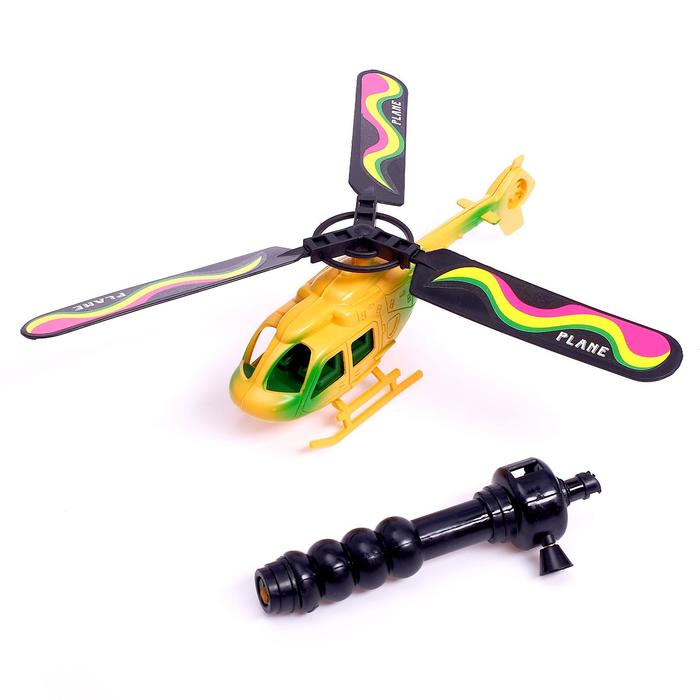 Вертушка для детей «Вертолёт. Разведчик», с запуском, цвета МИКС - фото 1897992707