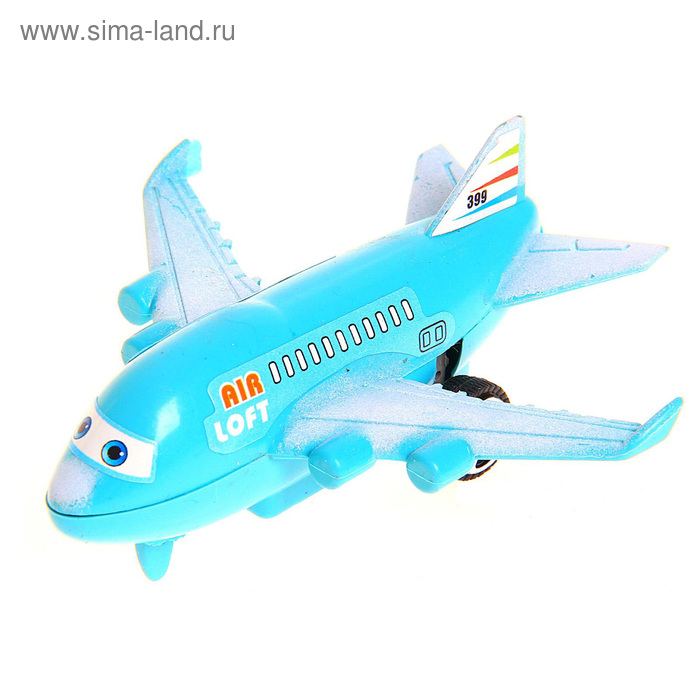 Самолёт инерционный "Воздушный автобус", цвета МИКС - Фото 1