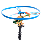 Вертушка для детей «Вертолёт. Разведчик», с запуском, цвета МИКС - фото 9391033