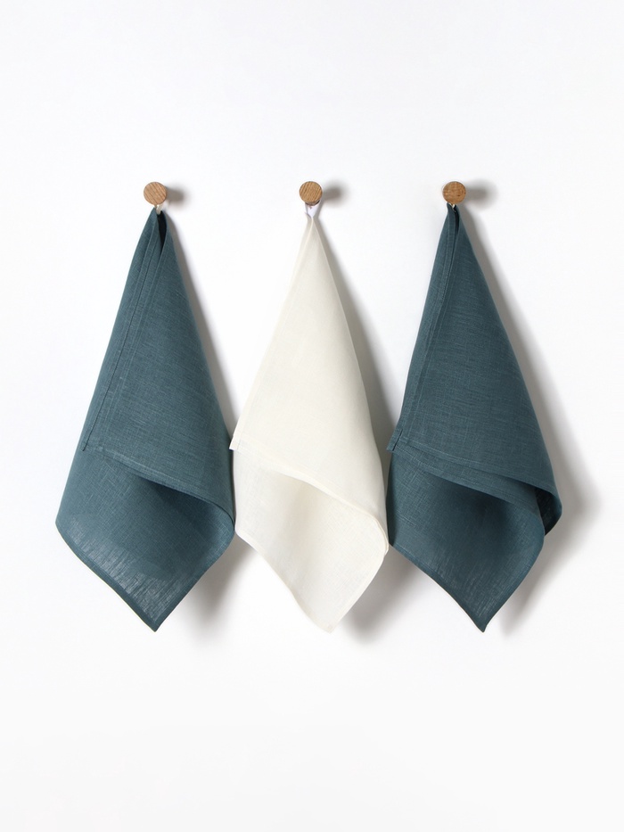 Набор кухонных полотенец «Этель» Linen style, 3 шт., 40×70, МИКС - Фото 1