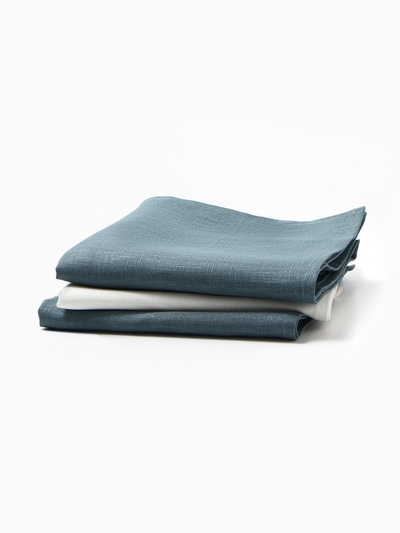 Набор кухонных полотенец «Этель» Linen style, 3 шт., 40×70, МИКС