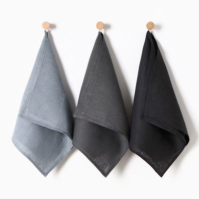 Набор полотенец кухонный «Этель» Minimalist design, 40×70-3 шт., 100% лён