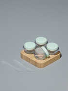 Набор для хранения, 6 предметов, 10 мл, цвет прозрачный/зелёный - Фото 2