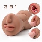 Мастурбатор Оки-Чпоки 3 в 1, супер реалистик, смуглая - Фото 1