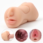 Мастурбатор 3 в 1, супер реалистичный, светлый - Фото 4