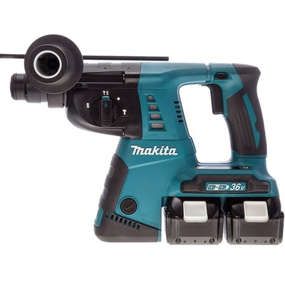 Перфоратор аккумуляторный Makita DHR263RF4, 36 В, 4×3 Ач, SDS+, 3 режима, 2.5 Дж, кейс
