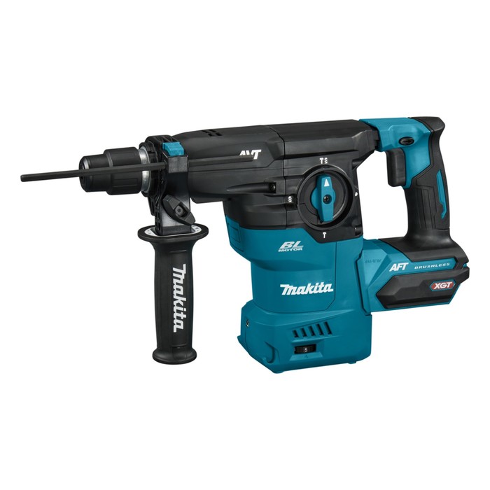 Перфоратор аккумуляторный Makita HR008GZ02, 40 В, SDS+, 3 режима, 3.9 Дж, БЕЗ АКБ/ЗУ