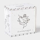 Чайная пара новогодняя Доляна «Волшебная сказка», чашка 210 мл, блюдце d=15 см, фарфор, белая - Фото 5