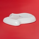 Тарелка сервировочная новогодняя Доляна «Сани Деда Мороза», доломит, 20×18×3.5 см, белое - Фото 3