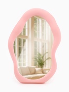 Зеркало настольное, декоративное, 17.5×24 см, (12.5×21 см), розовое - Фото 2