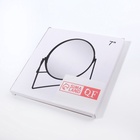 Зеркало настольное, двустороннее, с увеличением, металлическое, 19×19.5 см, (d=16 см), чёрное - Фото 5