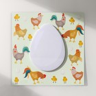 Магнит на холодильник с блоком для записей «Курица или яйцо?», 12.5×12.5 см - Фото 4