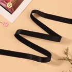 Резинка для бретелей, блестящая, 10 мм, 50±0.5 м, чёрная - Фото 1