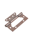 Петля-бабочка ТУНДРА, 100×70×1.3 мм, универсальная, без врезки, цвет медь, 2 шт. - Фото 7