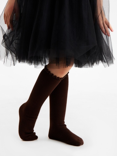 Носки детские MINAKU, коричневые, one size