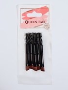 Скошенная кисть с щеточкой, 6 см, 5 шт., чёрная - Фото 5