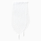 Дорожка «Доляна. Ажур», белая, 33×137 см, 100% п/э - Фото 4