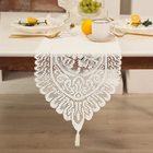 Дорожка «Доляна. Ажур», молочная, 33×137 см, 100% п/э - Фото 1