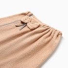 Набор для бани и ванной «Этель. Бантик», полотенце - парео 75×120 см, чалма, коричневый - Фото 7